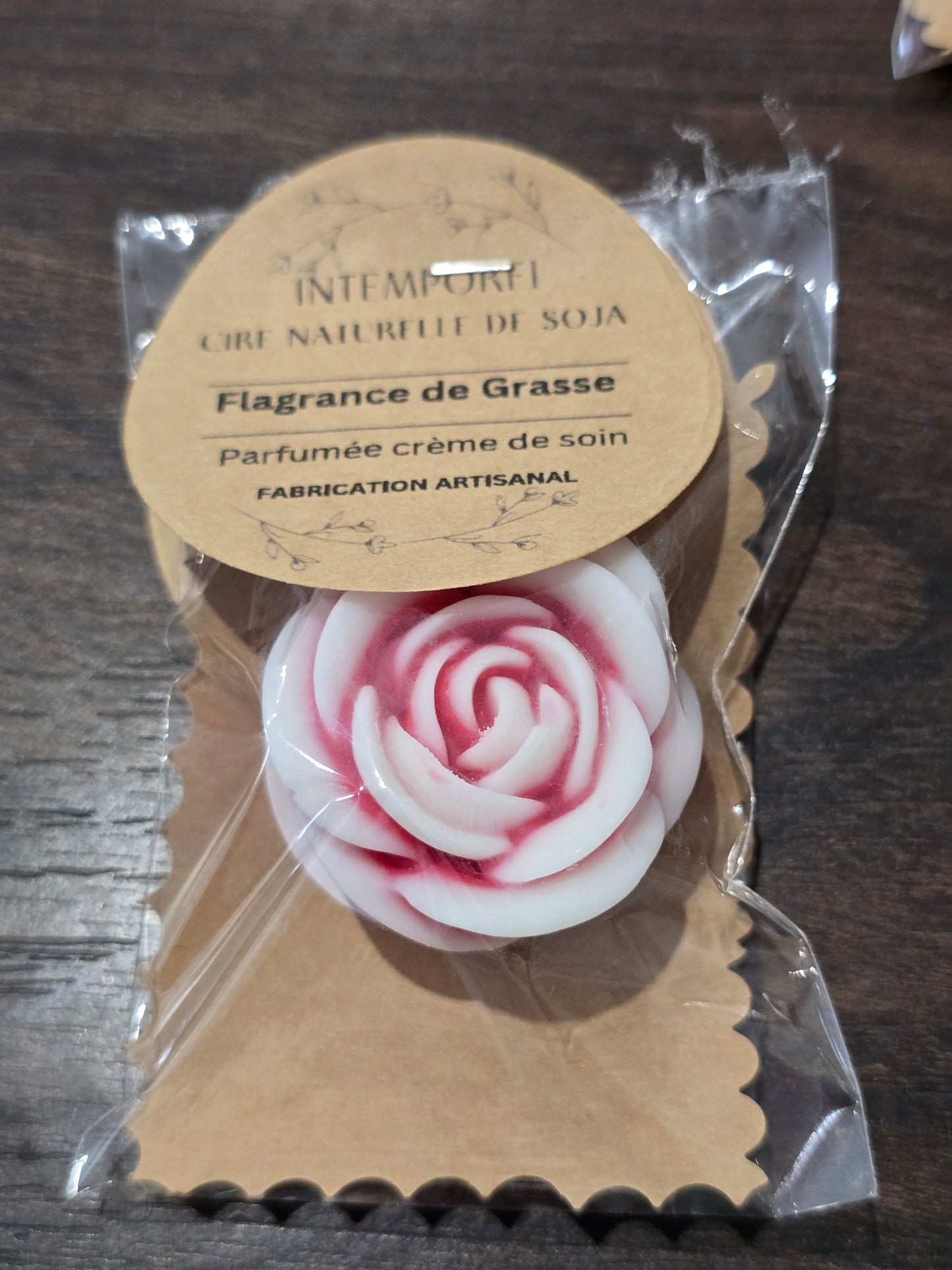 Fondant bougie rose