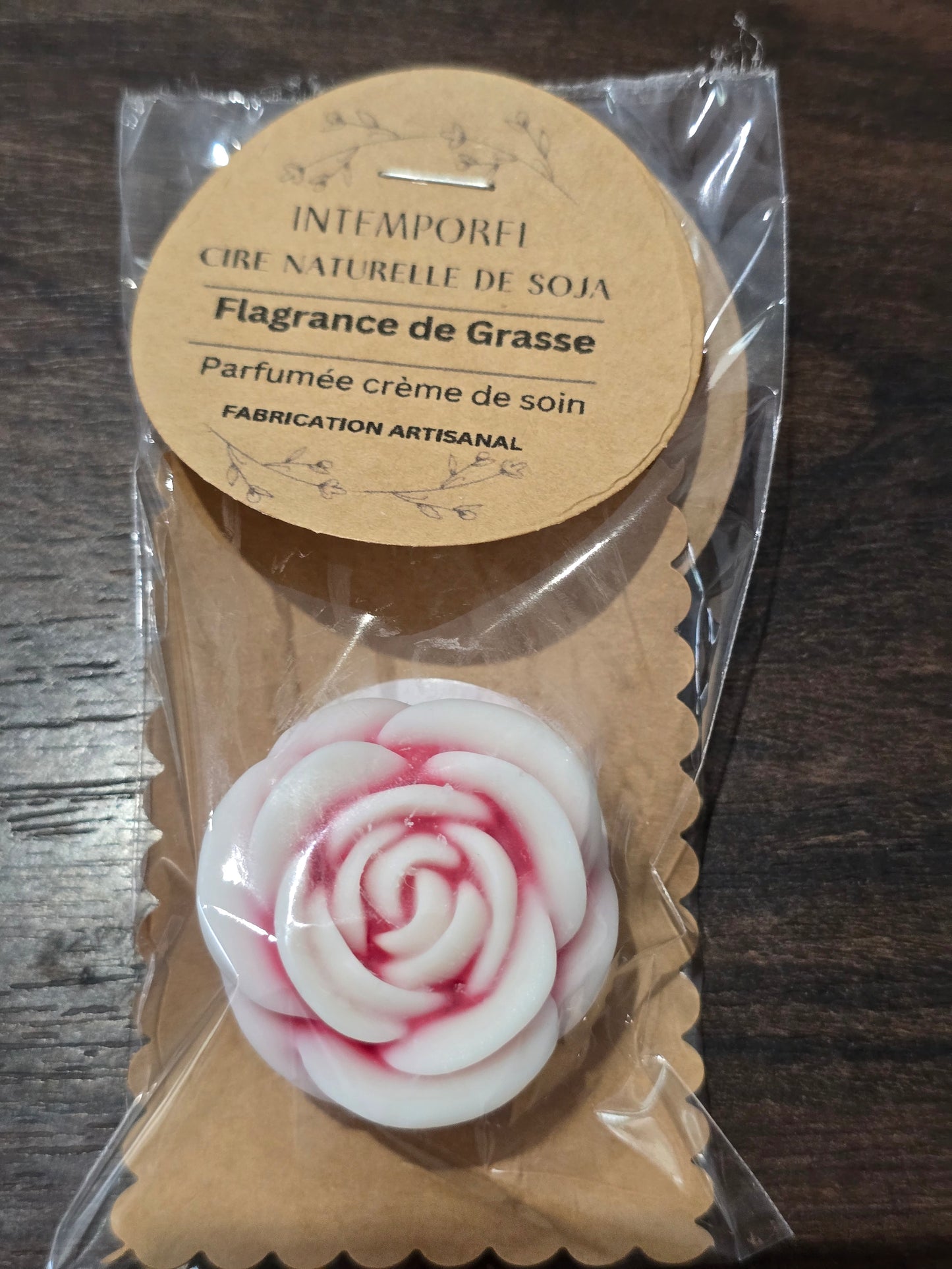 Fondant bougie rose
