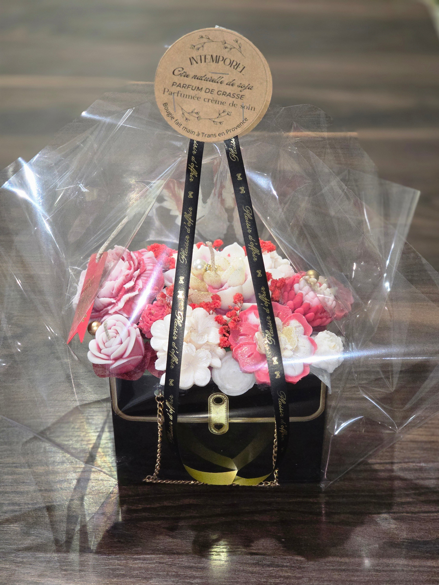 Bouquet de fleurs en bougies & fondants