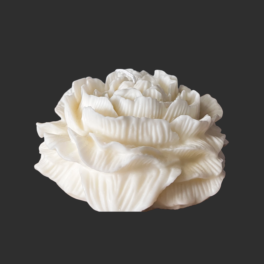 Bougie fleur de pivoine