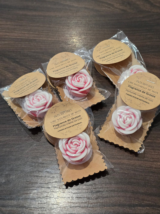 Fondant bougie rose
