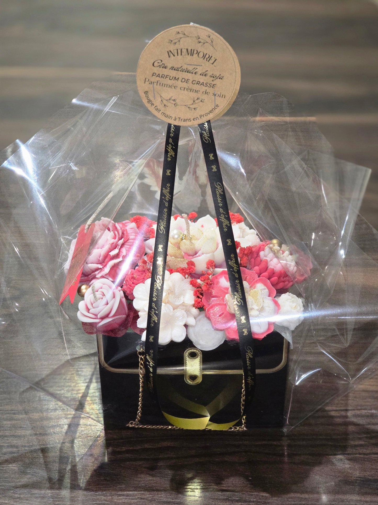 Bouquet de fleurs en bougies & fondants